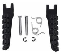 Motorcycle Footrest For Ducati For Mon&ster 696 796 2009 2010 2011 2012 2013 2014 Motorcycle Front Rear Footrests Foot Pegs(Front Matte Black)