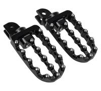 Motorcycle Footrest For Kawaskai KLR650 For KLR 650 1987-2018 2017 2016 2015 2014 360°Adjustment Motorcycle Foot Pegs Pedals Rests Footrest(Black)