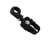 Motorcycle Footrest For Suzuki For Cafe For Racer For Universal Motorcycle 32mm/ 38mm Highway Pegs Engine Guard Bar Clamp Footrest Foot Pegs Pedal(38mm Black)