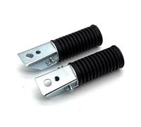 Motorcycle Footrest For Suzuki GS125 GN125 ATV Motocross Motorcycle Accessories Pedals Silver Color 1pair Rear Footrests Foot Pegs Foot Pegs