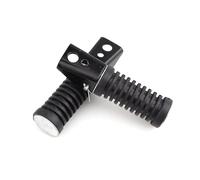 Motorcycle Footrest For Suzuki GS125 GN125 Motorcycle Foot Pegs 1 Pair Rear Footrest Pedals Mini Bike Dirt Bike Off Road ATV Black Foot Pegs