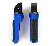Motorcycle Footrest For Triumph For Bonneville For T100 For T120 For Daytona 675 For Thruxton 1200 For Scrambler 1200XC Speed Street Triple Rear Passenger Footrest Foot Peg(Blue)