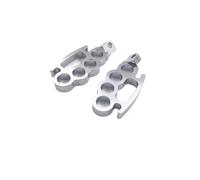 Motorcycle Footrest For V-Rod For Sportster XL For Dyna For Softail 883 1200 Chrome Footpegs Foot Pegs Control Footrests Custom Pedal Foot Pedals(Chrome)