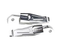 Motorcycle Footrest Motorcycle Floorboard Rear Passenger Foot Peg Footrests Footpeg Pedal For Y-AMAHA TMAX 530 2012-2019 2018 2017 2016 2015 2014 2013(Silver)