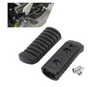 Motorcycle Footrest Motorcycle Foot Pegs Front Footrest Cover For KAWASAKI Z750 Z900 Z1000 Ve&rsys NINJA 250R 400 650 ZX6R ZX9R ZX12R GPZ ER6N(2pcs Rubber)
