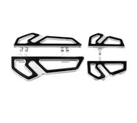 Motorcycle Footrest Motorcycle Passenger Floorboard Front Rear Footpegs For Touring FLHR Street For Electra Glide FLTR For Softail For Fat Boy