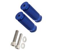 Motorcycle Footrest Motorcycle Rearset Footrests Knurling Footpeg Foot Pegs Pedal For Y-AMAHA YZF R25 R3 MT-25 2015-2023 2022 2021 2020 2019 8MM Universal(Blue)