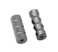 Motorcycle Footrest Motorcycle Universal 6MM Gear Shift Brake Lever Toe Pegs Toepegs Nonslip Pedals Footpegs For S1000RR 2015-2020(CNC Gray)