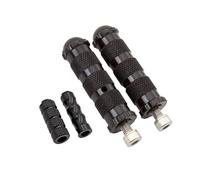 Motorcycle Footrest Motorcycle Universal 8MM/6MM Footpegs Foot Rests Peg Pedals Rearset Rear Sets For Suzuki For Duc&ati For Kawasaki For Aprilia(Black 8mm n 6mm)