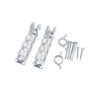 Motorcycle Footrest Pegs Rest Front Foot Peg For Y-AMAHA YZF-R6 2006-2021 2020 2019 2018 2017 2016 Motorcycle Footrest Accessories Floorboard Parts(Silver)