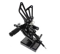 Motorcycle Footrests Foot Pegs Pedal For Suzuki For GSXR 600 750 1996-2000 For K1 For K2 For K3 For K4 For K5 For CNC Adjustable Motorcycle Rearset Footpeg Footrest(Full Set D)