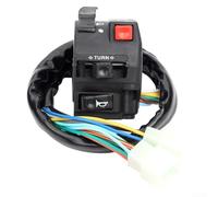 Motorcycle For ATV Handlebar Multi Control Switch Button for Headlight, Turn Signal and Electric Start Stop Compatible with 22MM