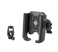 Motorcycle For bike Phone Mount with Quick Release One Hand Operation and Secure, Compatible with Cell Phones from 4 7 to 7 2 Inches for Road Stability (Gray)