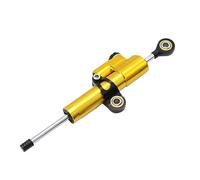 Motorcycle For CB650R 2019 2020 2021 Modified Anti-slingering Steering Damper Balance Rod Titanium Ruler Steering Stabilizer Damper(Yellow)