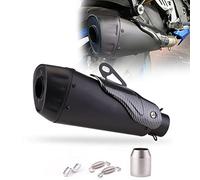 Motorcycle For CBR650R For Z800 Z900 For Ninja400 For R1 R6 51mm Universal Exhaust Pipe Escape Modified Carbon Fiber Muffler With DB Killer