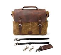 Motorcycle for CM300 500 Waterproof Motorcycle Side Universal Retro Rear Seat Tail Electric Vehicle Hanging Bag(Brown Strap)