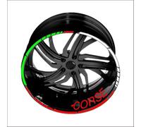 Motorcycle For Ducati For Monster For Multistrada-Performance Racing Rim Sticker Wheel Decal Corse(Color3)
