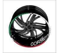 Motorcycle For Ducati For Monster For Multistrada-Performance Racing Rim Sticker Wheel Decal Corse(Color6)