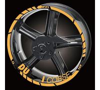 Motorcycle for Ducati MULTISTRADA 1260 1260s 1200 1200s Front Rear Tire Rim Reflective Decals Waterproof Stickers Wheel hub Sticker(Color3)