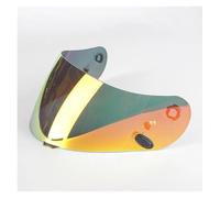 Motorcycle for HJC Hj-09 Visor Suitable for CL-16 CL-17 CL-ST CL-SP CS-R1 CS-R2 CS-15 TR-1 FG-15 HS-11 FS-15 FS-11 Motorcycle Helmet Lens(Silvering)(Deep Tea Golden Red)