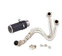 Motorcycle For Kawasaki ER6N ER6F For Versys 650 Z650 For Ninja 2012-2022 Exhaust Escape Full System Muffler DB Killer Front Mid Link Pipe