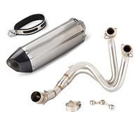 Motorcycle For Kawasaki ER6N ER6F For Versys 650 Z650 For Ninja 2012-2022 Exhaust Escape Full System Muffler DB Killer Front Mid Link Pipe