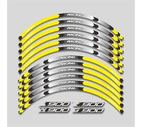 Motorcycle for Kawasaki Z900 Z 900 Front and Rear Wheel Hub Decal Set Improved Decoration Rim Reflective Stickers Wheel hub Sticker(Color11)