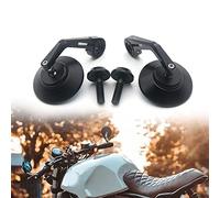 Motorcycle For R NineT Scrambler Urban HP4 S1000R Black CNC Aluminium Round Handlebar End Side Mirror 12mm Bolt-on