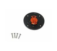 Motorcycle For Suzuki GSXR 600 750 1000 For HAYABUSA SV650 GSF1200 TL1000S R Motorcycle Tank Fuel Gas Cap CNC Keyless(Orange)