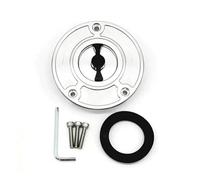 Motorcycle For Suzuki GSXR600 GSXR750 2004-2020 GSX650 GSXR1000 K4 K5 K6 K7 K8 K9 L1 L2 2010-2020 Gas Fuel Tank Cap(Silver and Black)
