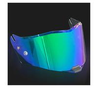 Motorcycle for The Thunder FF805/FIM805 Visor Single-Aperture Lens Motorcycle Helmet Visor(Black)(Colorful Green)