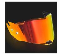 Motorcycle for The Thunder FF805/FIM805 Visor Single-Aperture Lens Motorcycle Helmet Visor(Black)(Gold Red Electroplat)