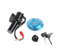 Motorcycle For Y&amaha YBR 125 K YBR125K YBR125 K Motorcycle Ignition Switch Lock Cap Key Ignition Start Switch Fuel Gas Key Lock Kit MENSUNUBNM(A set)