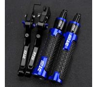 Motorcycle For Yamaha DT125R 1988 Aluminum Brake Clutch Levers Handlebar Hand Grips Ends(Blue9)