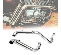 Motorcycle For Yamaha Virago XV535 XV 535 XV400 400 Exhaust Pipe Mufflers Full System Silencer