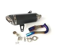Motorcycle For Yamaha X MAX 300 XMAX300 2017 2018 2019 2020 Exhaust System Escape Moto Front Link Pipe Connect 51mm Muffler