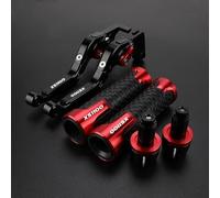 Motorcycle For Yamaha XS1100 1978-1985 Brake Clutch Levers Handle bar Hand Grips end(Red4)