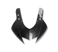 Motorcycle For YZF-R3 YZF-R25 2019-2024 Front Nose Upper Cowl Fairing Cowl Mask Cover Nose Upgrade Style Small Eyes accessories(Carbon Fiber Look)