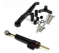 Motorcycle For Z800/E Version 2013-2017 Z 800 2016 Fiber Carbon Steering Damper Stabilizer Bracket Support Mounting Kit