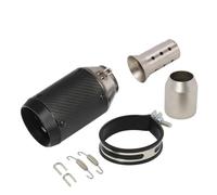 Motorcycle For Z900 MT09 CBR1000RR S1000RR R1 GSXR ATV Universal 51mm Motorcycle Exhaust Pipe Modified Cabon Fiber Muffler Exhaust Pipe(H)