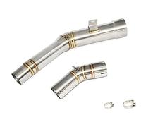 Motorcycle For ZX-10R ZX10R ZX 10R 2021 2022 Exhaust Catalytic Delete Middle Link Pipe Escape Moto Slip On