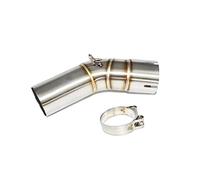 Motorcycle For ZX-10R ZX10R ZX 10R 2021 2022 Exhaust Catalytic Delete Middle Link Pipe Escape Moto Slip On