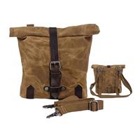 Motorcycle Fork Bag: Vintage Waterproof Roll Bags, Waterproof Bike Saddle Bags | Multipurpose Maintenance Bag For Herram Organization