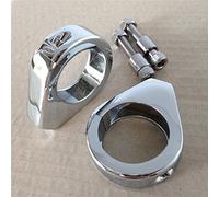Motorcycle fork Clamp Turn signal Clamps for Harley Softail Mount Bracket 39mm fork Chrome