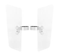 Motorcycle Fork Deflectors Windscreen Universal For ABS Plastic Clear/Black