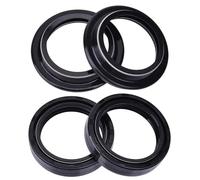 Motorcycle Fork Oil Seal Joint 41x54x11 Compatible With Zexecute R ZR-7 Z800 VN800A VN800 Coupon FTER 800 Z1000 And Similar Models(2pcs seal 2pcs cover)