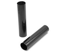 Motorcycle Fork Protector 160 178 202 225 248mm Fork Wraps Protectors In Full Carbon Fiber Fit For Kawasaki For Honda For KTM Motorcycle Dirt Bikes(178MM)