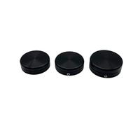 Motorcycle Fork Protector Motorcycle Upper Fork Stem Covers CNC Nut Caps Fit For Harley Sportster XL883 1200 1988-2013 Dyna 06-17(All Black)