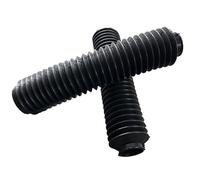 Motorcycle Fork Protector Universal Motorcycle Front Rubber Fork Boots Fit For HONDA CR CRF XR 150 230 F 250 250F 250R 300 450 450R CRF250F(N0341a-Black)