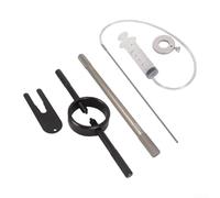Motorcycle Fork Service Tool Kit, Fork Spring Compressor Tool, Featuring Five Thread Sizes, For 0-300 mm Oil Levels Measurement